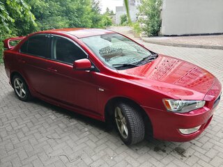 2007 Mitsubishi Lancer X, красный, 450000 рублей, вид 2