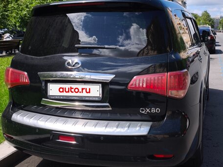 2015 Infiniti QX80 I Рестайлинг, чёрный, 2375000 рублей, вид 4