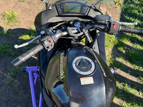 2011 Kawasaki ER-4F (Ninja 400R), чёрный, 400000 рублей, вид 4