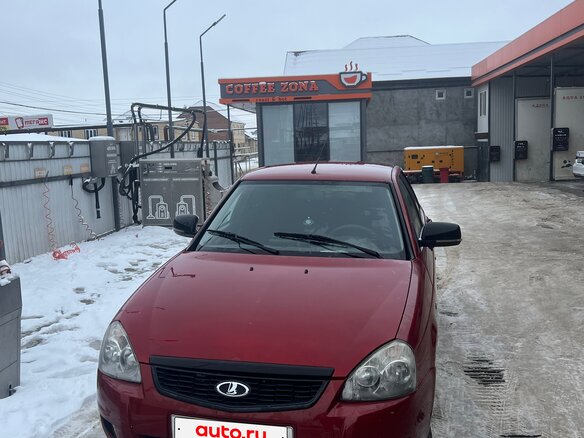 2008 Lada (ВАЗ) Priora I, красный, 300000 рублей