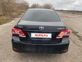 2012 Toyota Corolla X (E140, E150) Рестайлинг, чёрный, 820000 рублей, вид 3