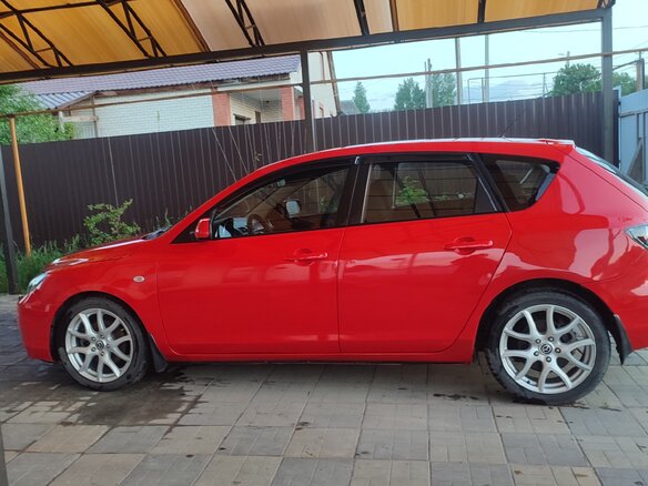 2006 Mazda 3 I (BK) Рестайлинг, красный, 590000 рублей - вид 8