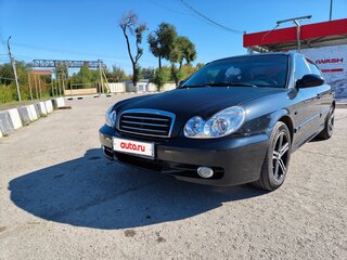 2008 Hyundai Sonata ТагАЗ IV (EF) Рестайлинг, чёрный, 700000 рублей, вид 1
