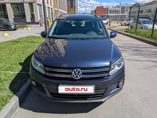 2014 Volkswagen Tiguan I Рестайлинг, синий, 1490000 рублей, вид 2
