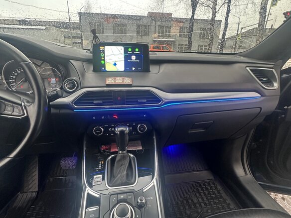 2017 Mazda CX-9 II, синий, 2600000 рублей - вид 5