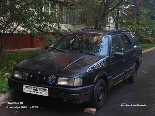 1989 Volkswagen Passat B3, чёрный, 46666 рублей, вид 3