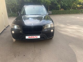 2011 BMW X3 20d xDrive II (F25), чёрный, 1400000 рублей, вид 2