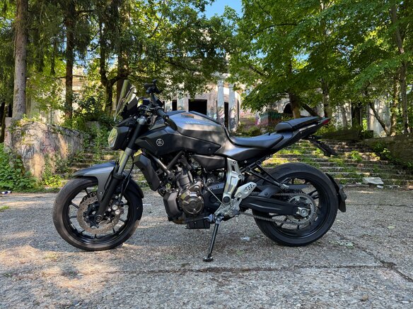 2014 Yamaha MT-07 (FZ-07), чёрный, 640000 рублей
