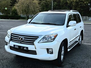 2012 Lexus LX 570 III Рестайлинг, белый, 4100000 рублей, вид 1