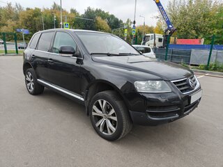 2006 Volkswagen Touareg I, чёрный, 830000 рублей, вид 4