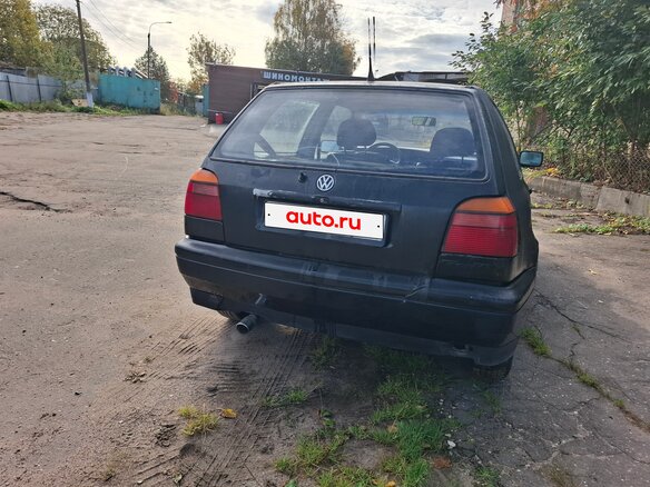 1997 Volkswagen Golf III, чёрный - вид 3