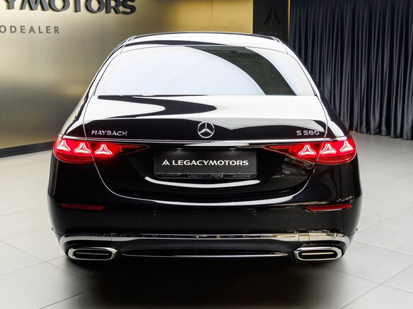 2026 Mercedes-Benz Maybach S-Класс 580 II (Z223) Рестайлинг, чёрный - вид 3