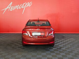2016 Hyundai Solaris I Рестайлинг, красный, 980000 рублей, вид 4