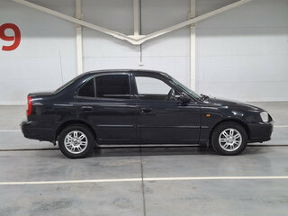 2010 Hyundai Accent ТагАЗ II, чёрный, 470000 рублей, вид 4