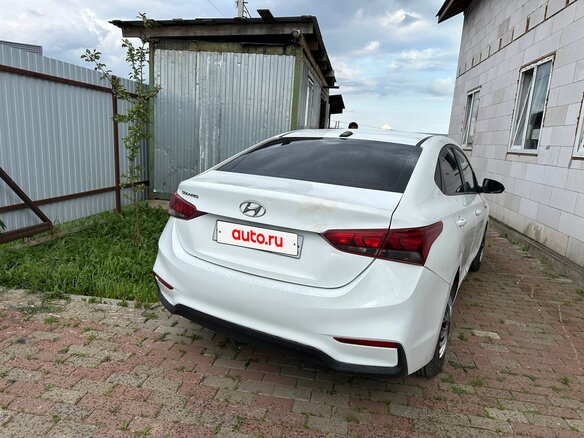 2017 Hyundai Solaris II, белый - вид 6
