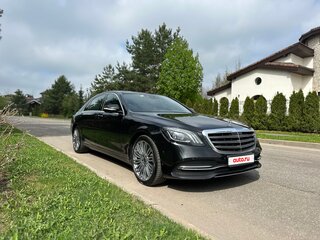 2017 Mercedes-Benz S-Класс 350 d Long VI (W222, C217) Рестайлинг, чёрный, 5000000 рублей, вид 4