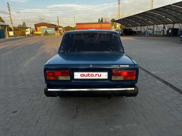 2002 Lada (ВАЗ) 2107, синий, 120000 рублей - вид 1
