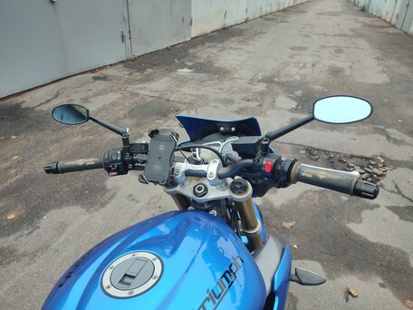 2013 Triumph Street Triple, синий, 680000 рублей, вид 3