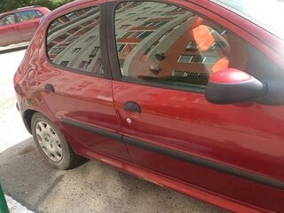 2007 Peugeot 206, красный, 270000 рублей, вид 4