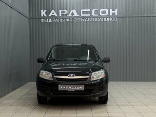 2013 Lada (ВАЗ) Granta I, чёрный, 448000 рублей, вид 3