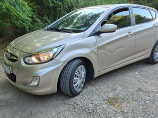 2012 Hyundai Solaris I, золотистый, 590000 рублей, вид 2