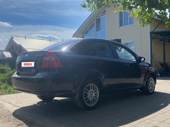 2007 Chevrolet Aveo I Рестайлинг, чёрный, 420000 рублей - вид 5