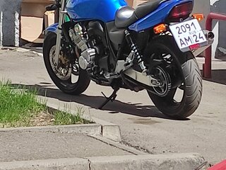 2017 Honda CB 400 Super Four, синий, 550000 рублей, вид 3