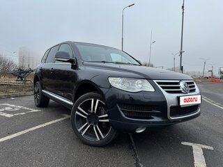 2008 Volkswagen Touareg I Рестайлинг, чёрный, 1090000 рублей, вид 2