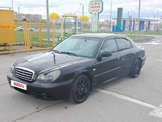 2006 Hyundai Sonata ТагАЗ IV (EF) Рестайлинг, чёрный, 385000 рублей, вид 2