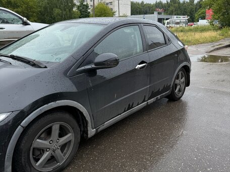 2007 Honda Civic VIII, чёрный, 470000 рублей, вид 4