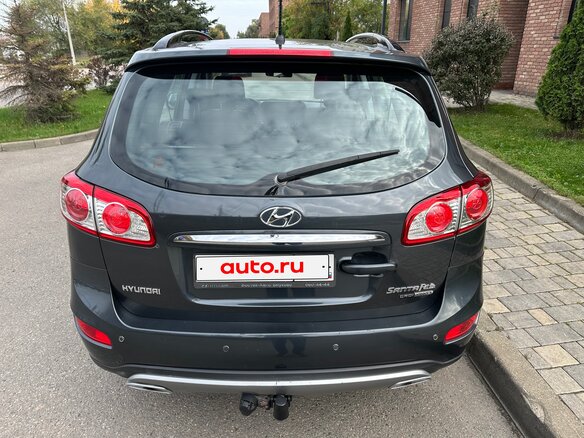 2011 Hyundai Santa Fe II Рестайлинг, серый, 1485000 рублей - вид 3