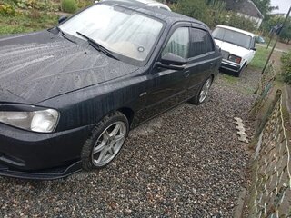 2007 Hyundai Accent ТагАЗ II, чёрный, 450000 рублей, вид 4