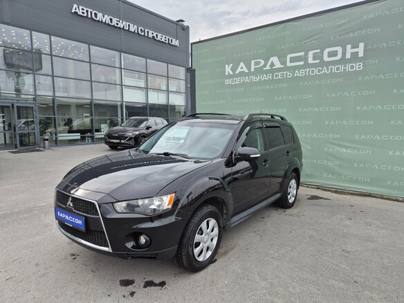 2011 Mitsubishi Outlander II Рестайлинг, чёрный, 949000 рублей