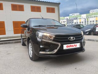 2016 Lada (ВАЗ) Vesta I, чёрный, 749000 рублей, вид 3