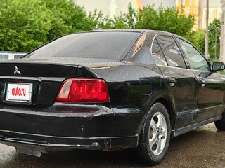 2002 Mitsubishi Galant VIII Рестайлинг, чёрный, 340000 рублей, вид 2