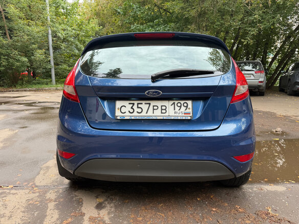 2008 Ford Fiesta Mk6, синий - вид 10