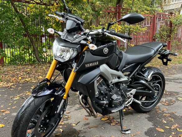 2014 Yamaha MT-09 (FZ-09), фиолетовый