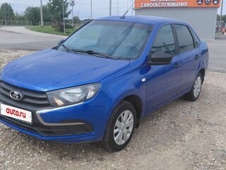 2021 Lada (ВАЗ) Granta I Рестайлинг, синий, 650000 рублей, вид 1