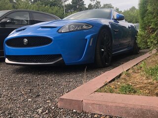 2009 Jaguar XKR II Рестайлинг 1, синий, 4600000 рублей, вид 5
