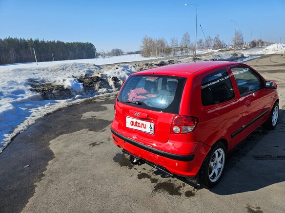 2003 Hyundai Getz I, красный, 330000 рублей - вид 3