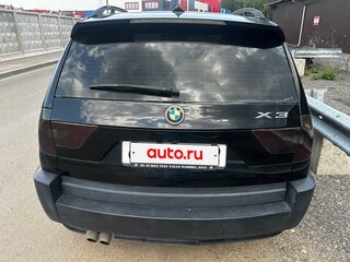 2004 BMW X3 30i I (E83), чёрный, 1200000 рублей, вид 4