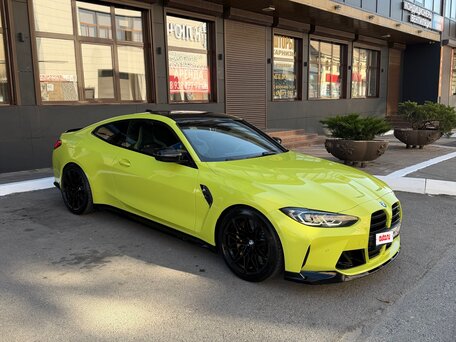 2020 BMW M4 Competition Package G82/G83, жёлтый, 7650000 рублей, вид 3