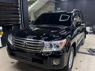 2012 Toyota Land Cruiser 200 Series Рестайлинг 1, чёрный, 3100000 рублей, вид 4