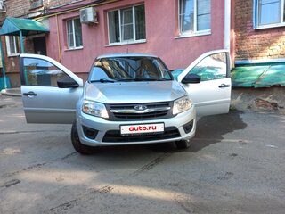 2017 Lada (ВАЗ) Granta I, серебристый, 465000 рублей, вид 3