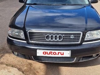 2000 Audi A8 I (D2) Рестайлинг, чёрный, 1050000 рублей, вид 1