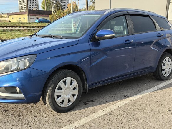 2021 Lada (ВАЗ) Vesta SW I, синий, 1087000 рублей - вид 2