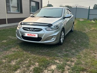 2012 Hyundai Solaris I, серебристый, 895000 рублей, вид 1