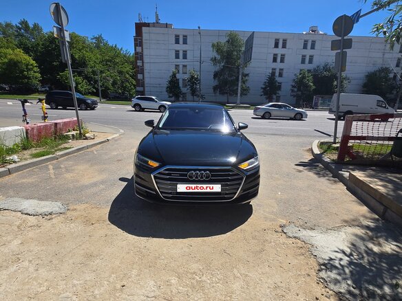 2020 Audi A8 Long 55 TFSI IV (D5), чёрный, 4250000 рублей - вид 6