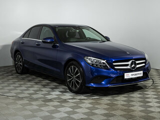 2019 Mercedes-Benz C-Класс 200 IV (W205) Рестайлинг, синий, 2669700 рублей, вид 3