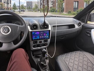 2013 Renault Logan I Рестайлинг, чёрный, 470000 рублей, вид 5